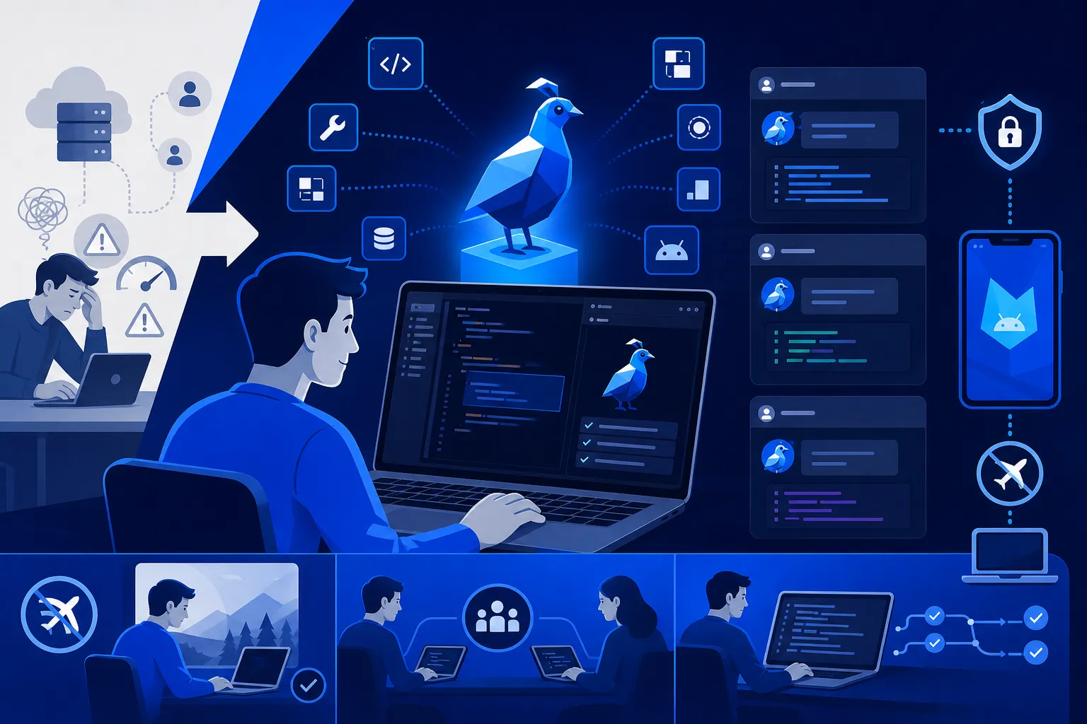Android Studio dokłada agentowi 23 ściągi, bo model nie nadąża za API